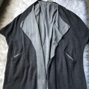 lululemon athletica Reversible Gray & Charcoal Wrap Scarf